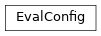Inheritance diagram of EvalConfig